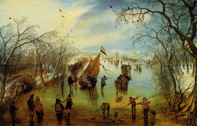 The Winter by Adriaen van de Venne